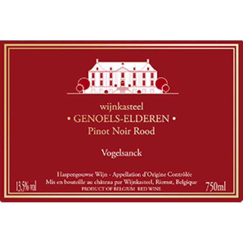 Genoels-Elderen Pinot Noir Rood